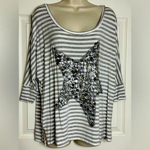 MISS ME | OVERSIZED TOP | SMALL